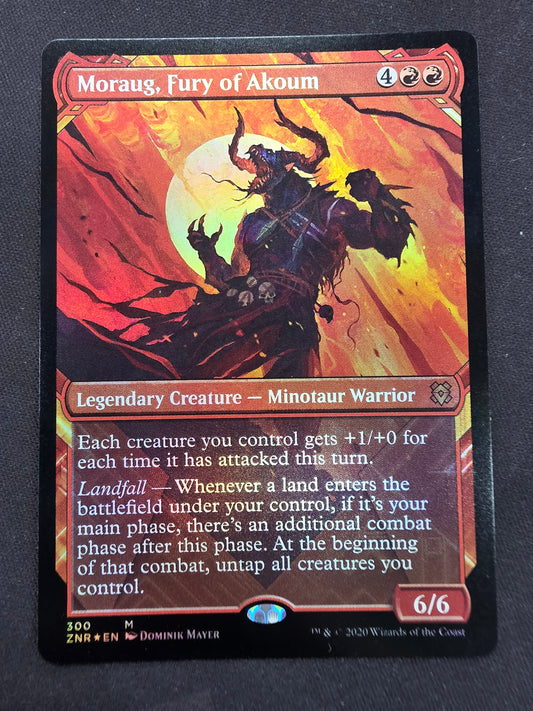 Moraug, Fury of Akoum (ZNR, Alt, Foil)