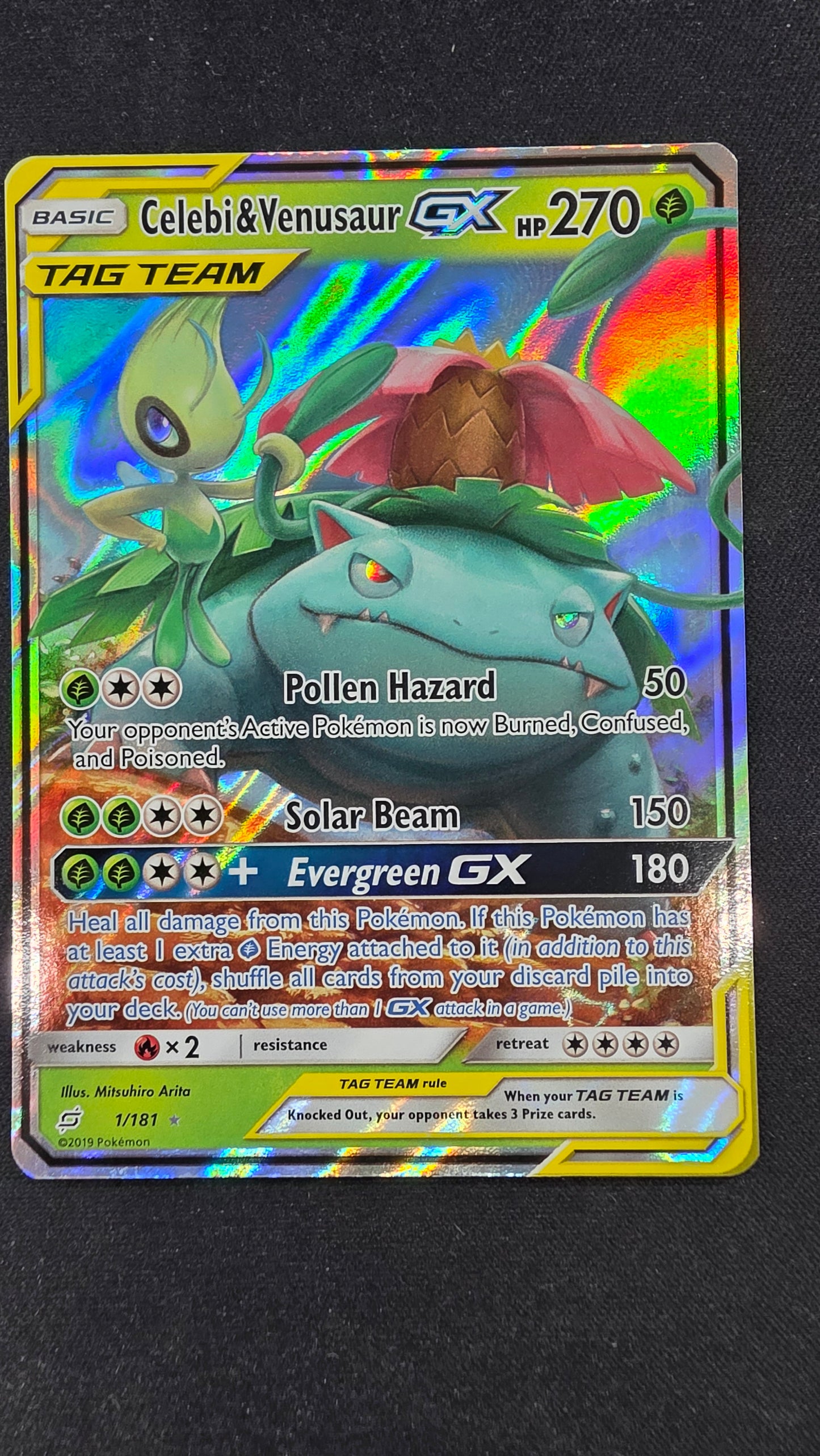 Celebi & Venusaur GX (1/181)
