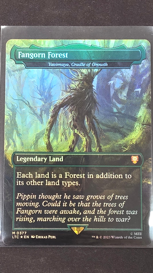 Fangorn Forest - Yavimaya, Cradle of Growth (LTC, Foil Borderless)