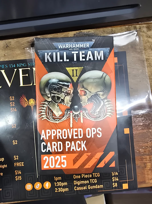 Kill Team: Approved Ops Card Pack 2025
