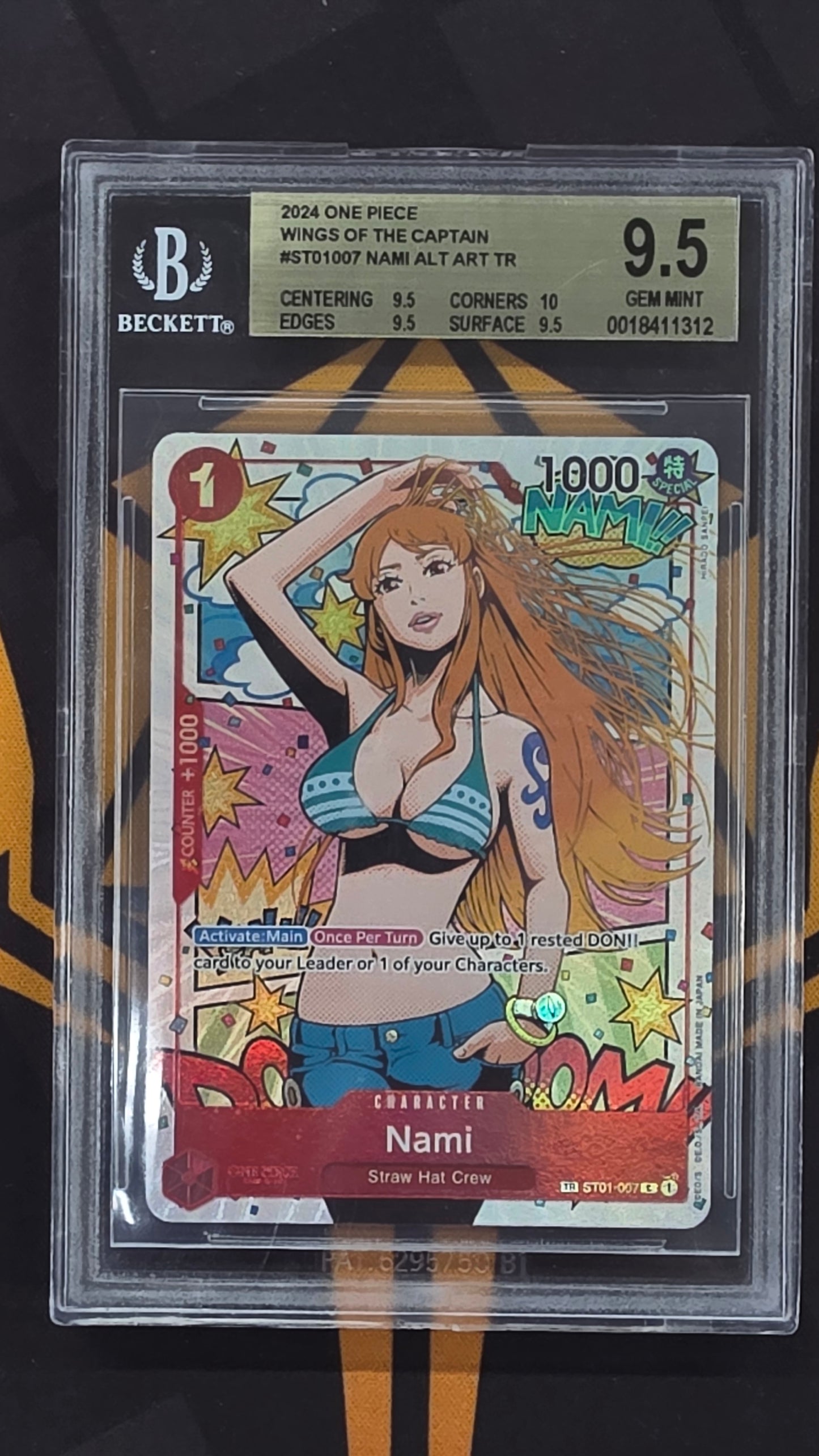 Nami (ST01-007 Comic Art (BGS 9.5))