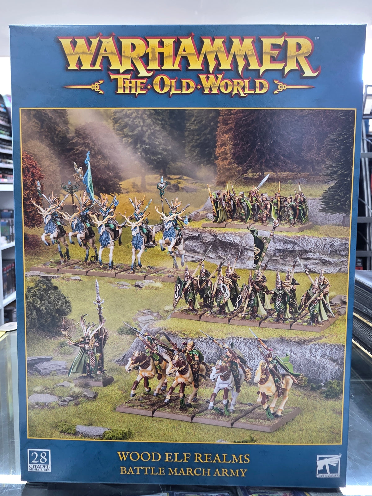 Warhammer The Old World: Wood Elf Realm Battle March Army