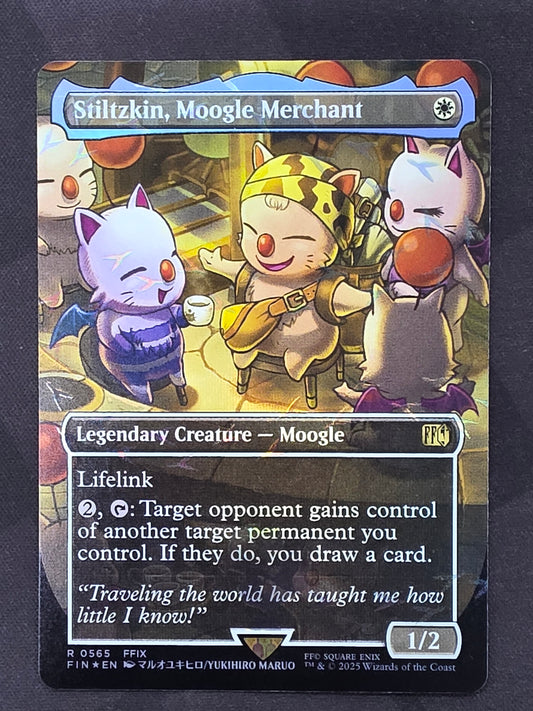 Stiltzkin, Moogle Merchant (FIN, Boarderless, Chocobo Foil)