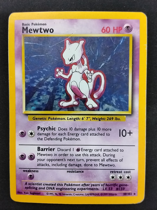 Mewtwo 10/102 DAMAGED