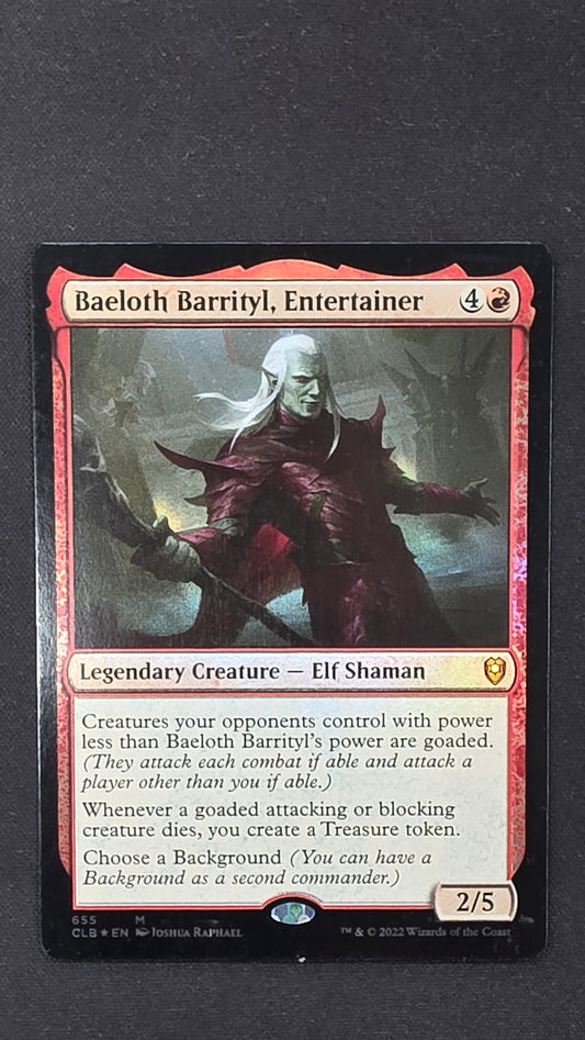 Baeloth Barrityl, Entertainer (CLB, Foil)