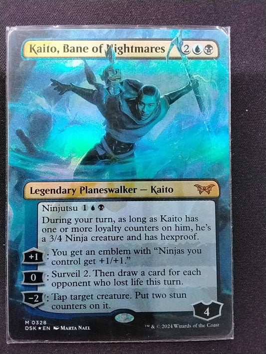 Kaito, Bane of Nightmares (DSK, Foil, Borderless)