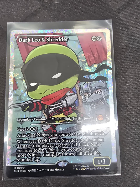 Dark Leo & Shredder (JPN Fractured Foil)
