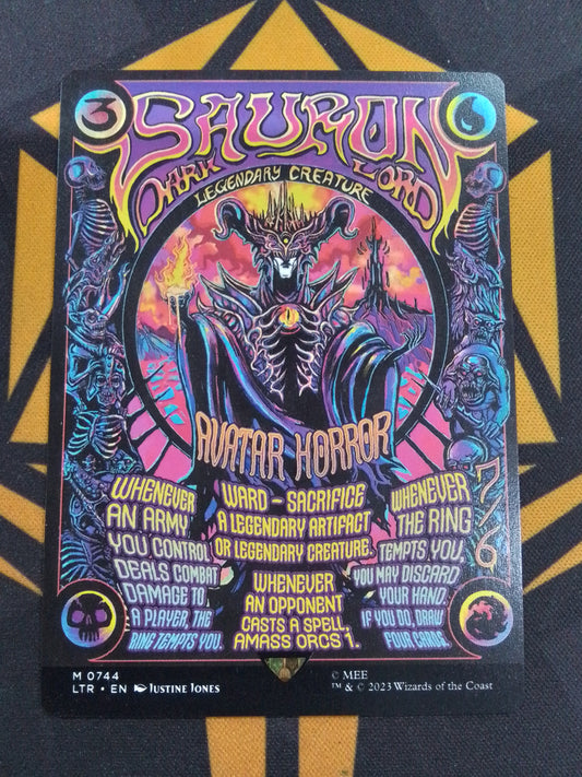 Sauron, the Dark Lord (LTR borderless poster)