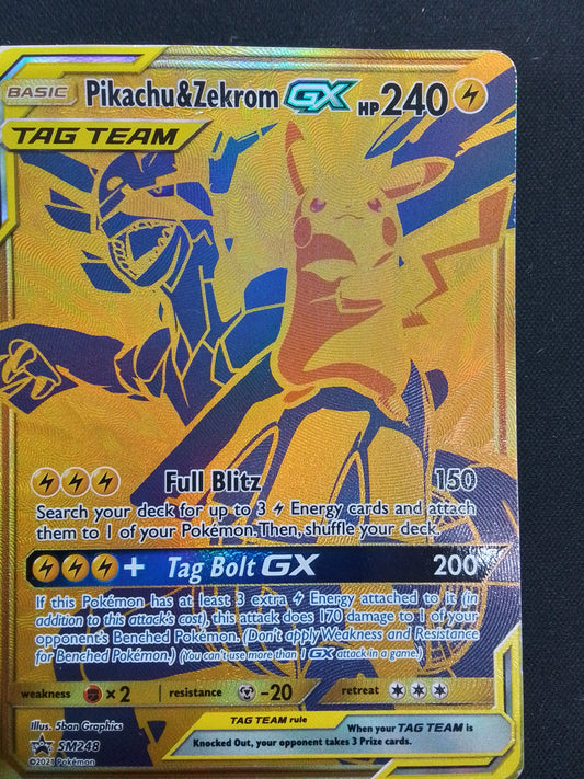Pikachu and Zekrom GX Tag Team