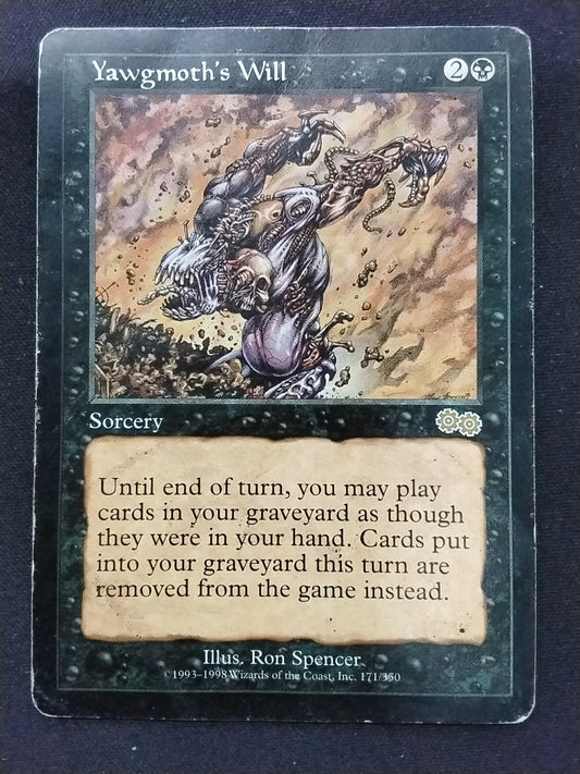 Yawgmoth's Will - DAMAGED