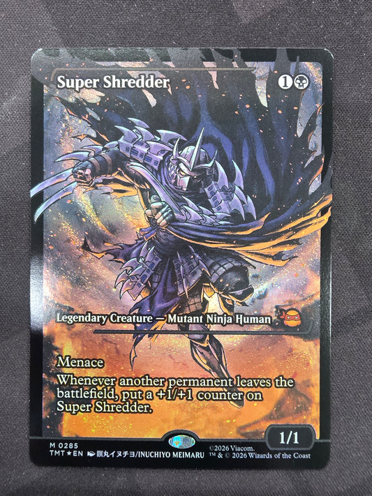 Super Shredder (TMT, Boarderless, alt art)