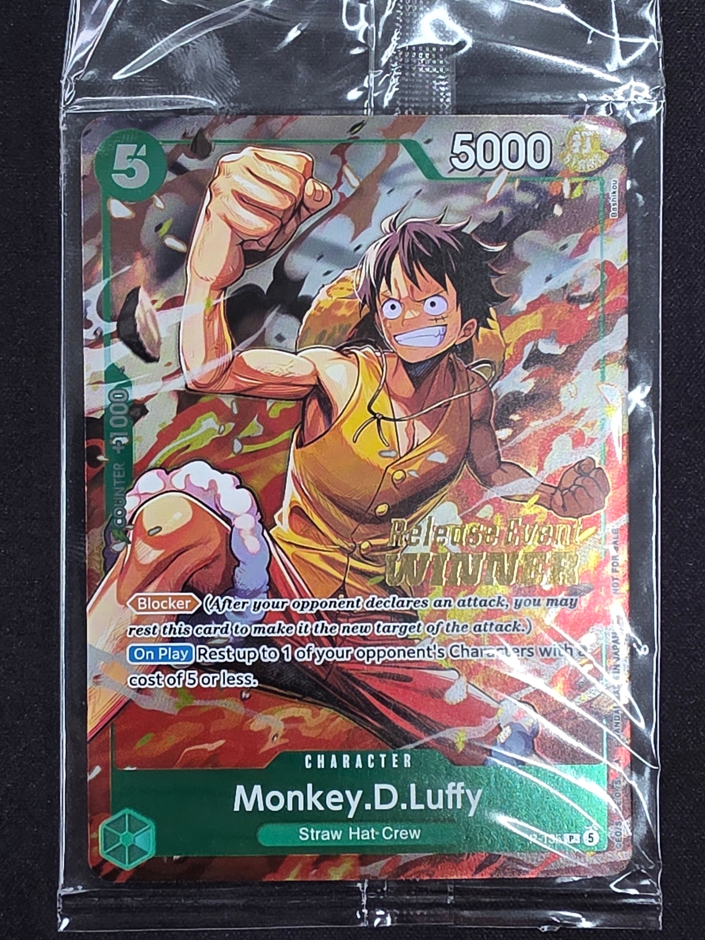 Monkey.D.Luffy (P-135, Release Event Winner)