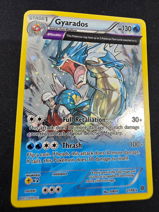 Gyarados (21/98,cosmos holo DAMAGED)
