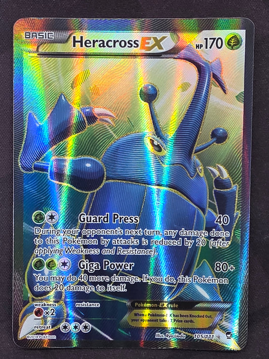 Heracross EX (105/111, Miscut)