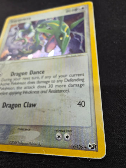 Rayquaza 9/106 VERY DAMAGED