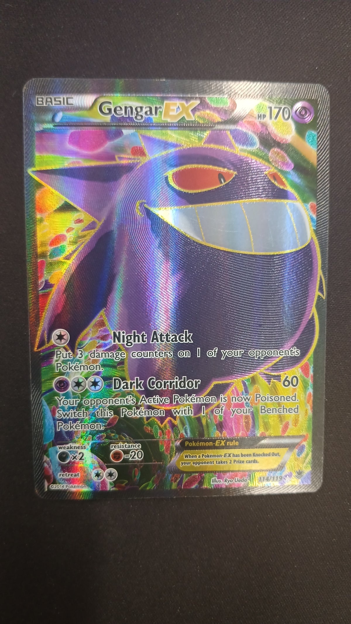 M Gengar EX (114/119) (dmg)