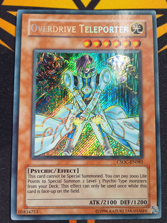 Overdrive Teleporter (Crossroads of Chaos, Secret Rare,CSOC-EN083)