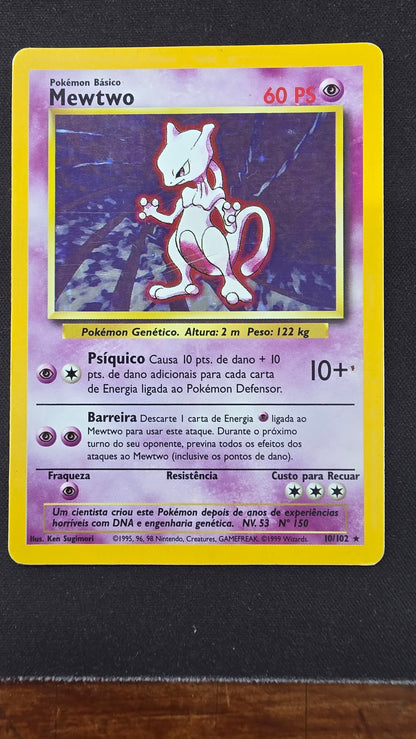 Mewtwo (10/102) DAMAGED (Spanish)