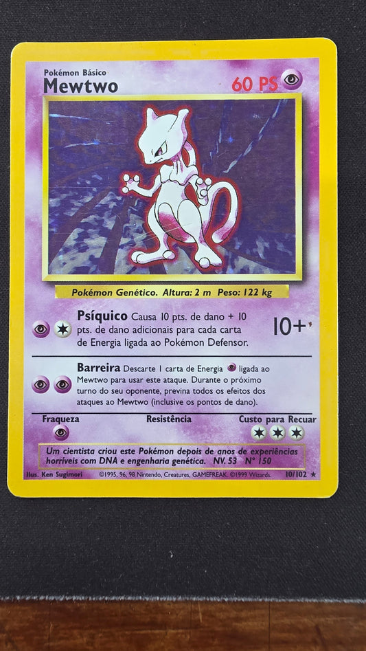Mewtwo (10/102) DAMAGED (Spanish)