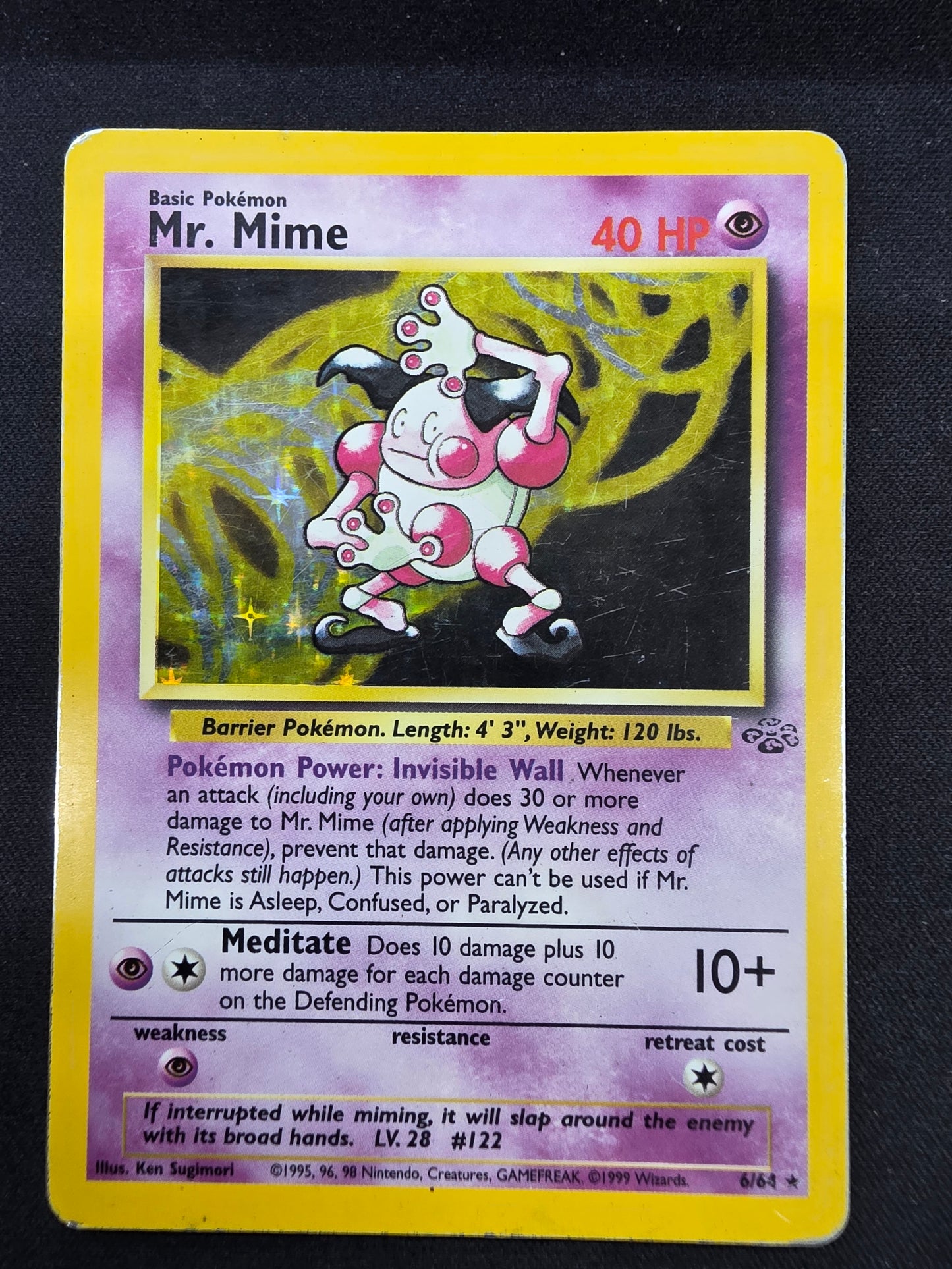 Mr. Mime DAMAGED (6/64)