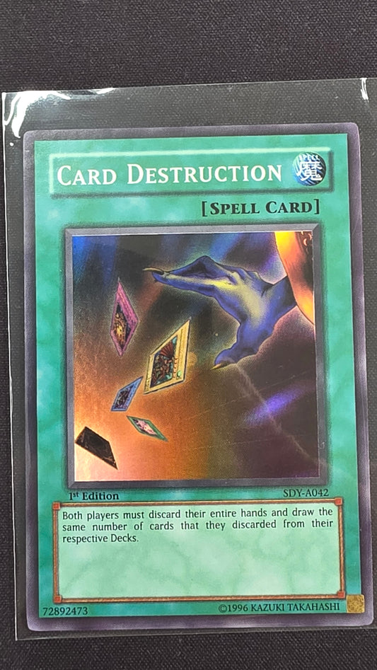 Card Destruction (SDY-A042, 1st Edition, SR)