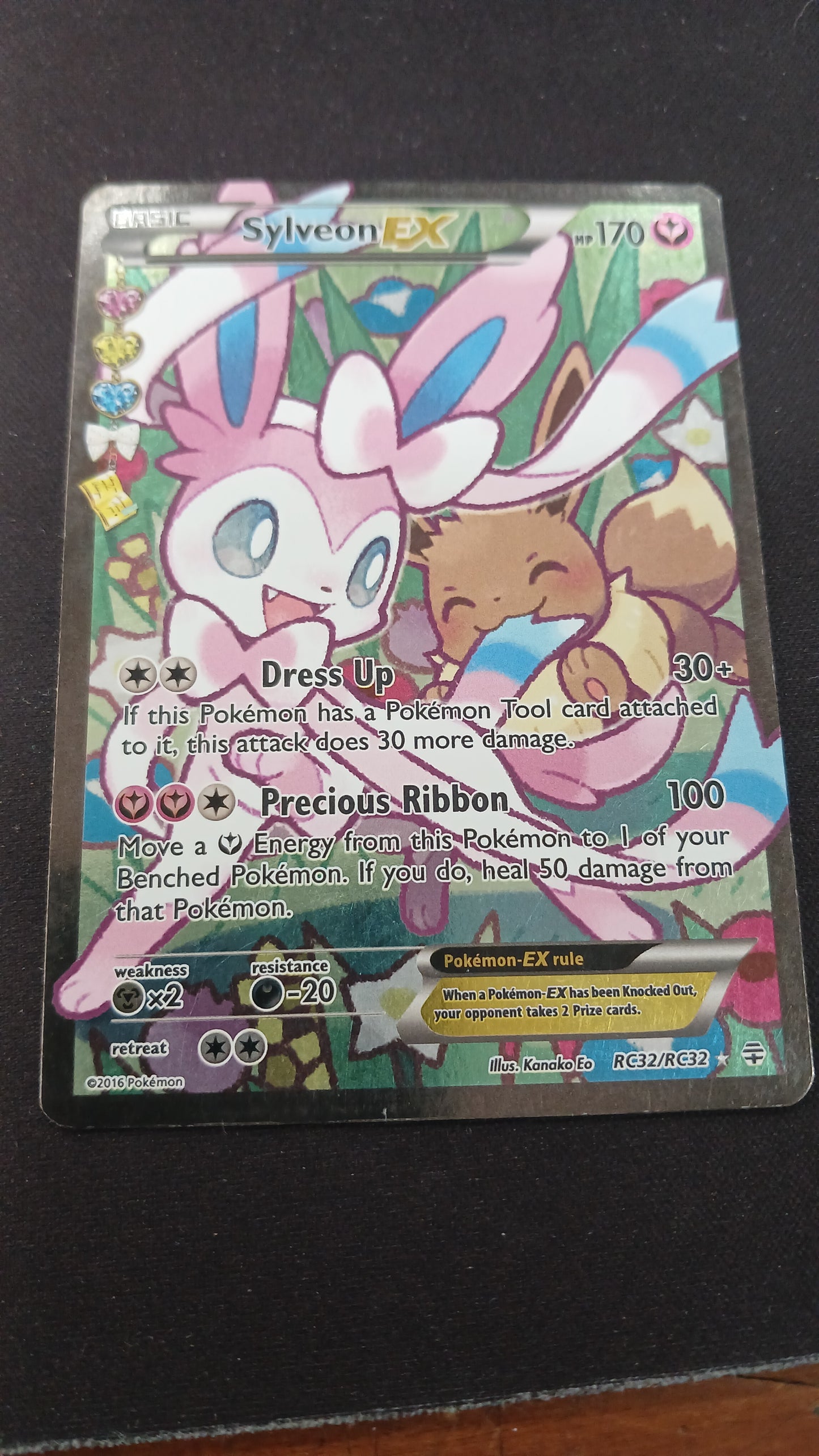 Sylveon Ex rc32/rc32 (Damaged)