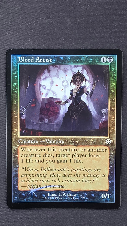 Blood Artist (INR, Foil Retro Frame)