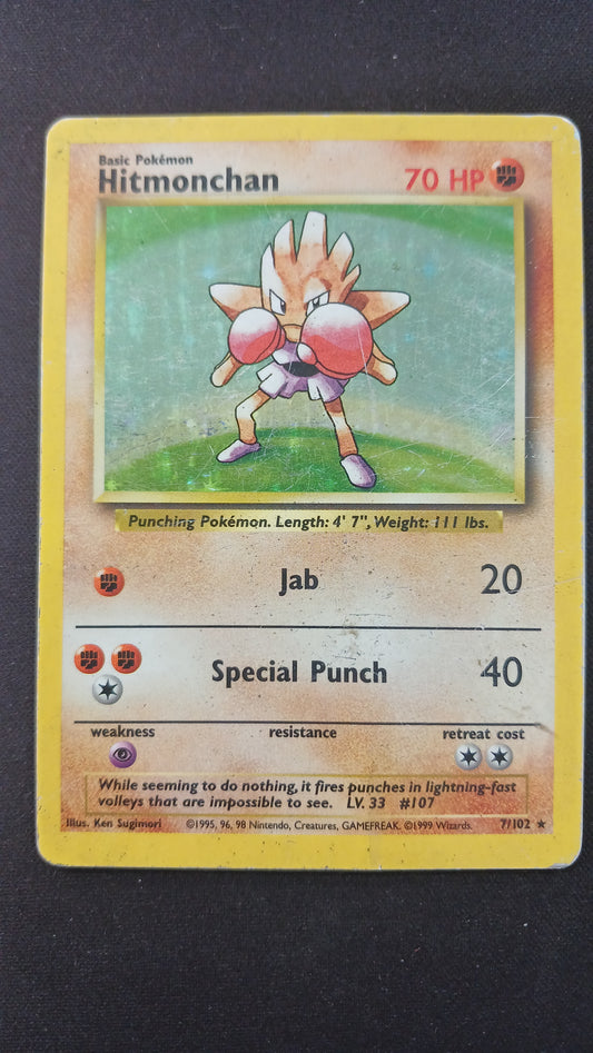 Hitmonchan 7/102 (Damaged)