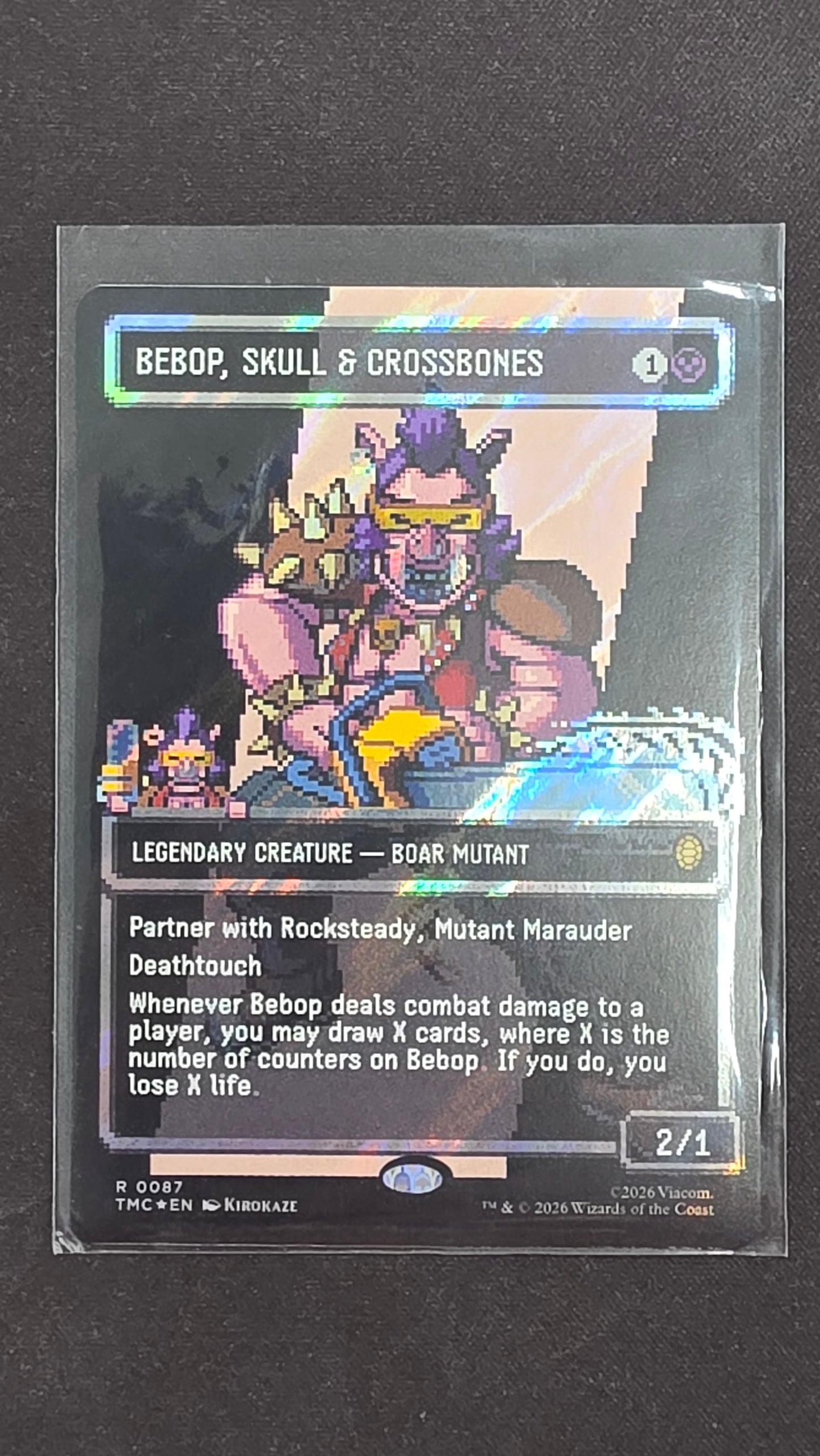Bebop, Skull & Crossbones (TMC, Surge Foil Boarderless)