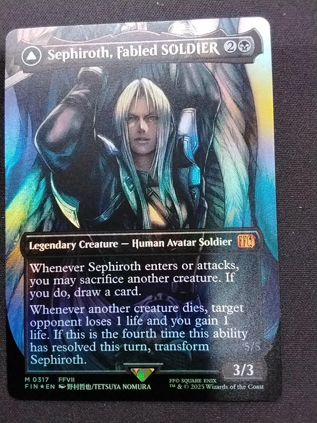 Sephiroth, Fabled SOLDIER (Nomura Foil)