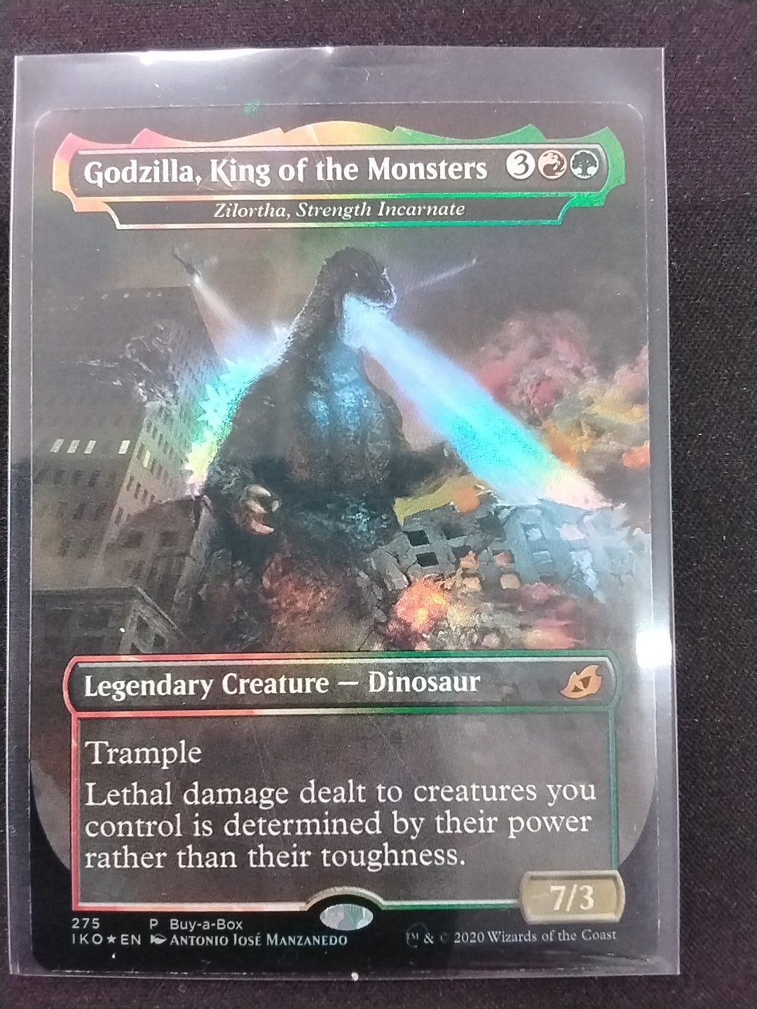 Godzilla, King of the Monsters (IKO, Foil, ZIlorth, Strength Incarnate)