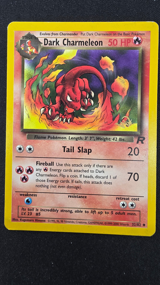 Dark Charmeleon (32/82, W Stamped) - Light Damage