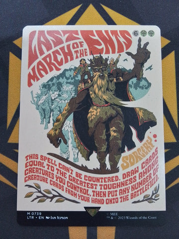 Last March of the Ents (LTR borderless poster)