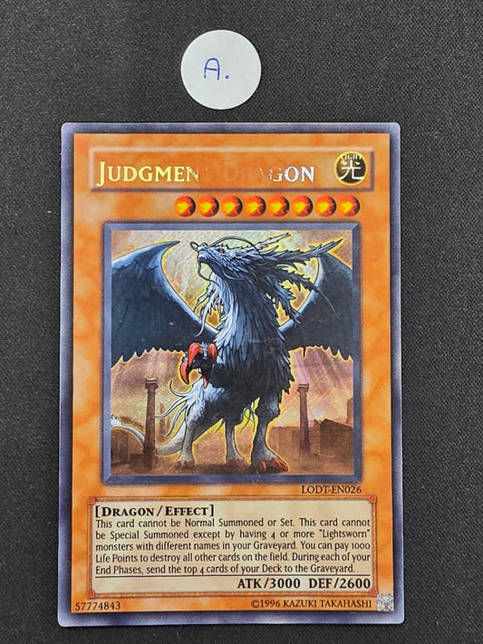 Judgement Dragon (DMG, LODT-EN026, Secret Rare)
