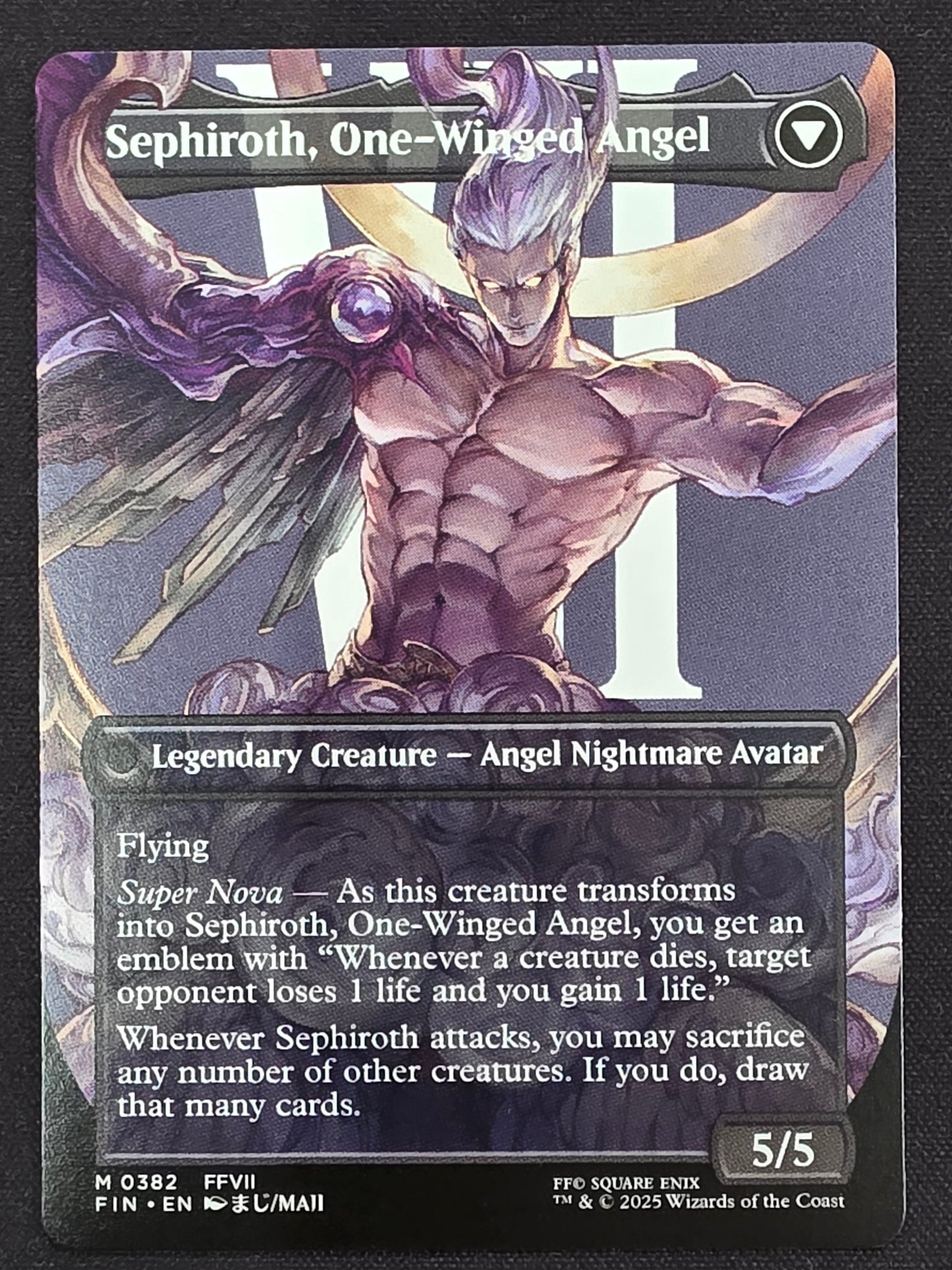 Sephiroth, Fabled SOLDIER - Sephiroth, One-Winged Angel (FIN, Borderless)