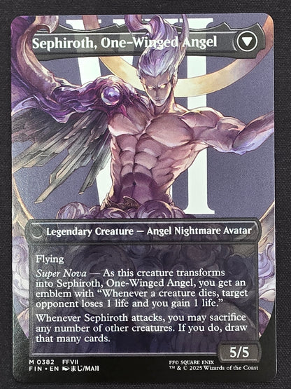 Sephiroth, Fabled SOLDIER - Sephiroth, One-Winged Angel (FIN, Borderless)