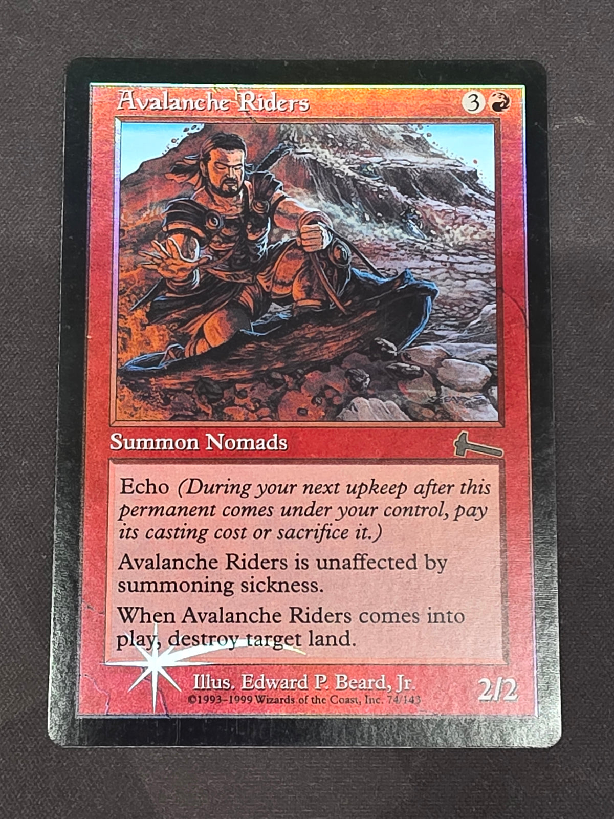 Avalanche Riders (Urza's Legacy, Foil)