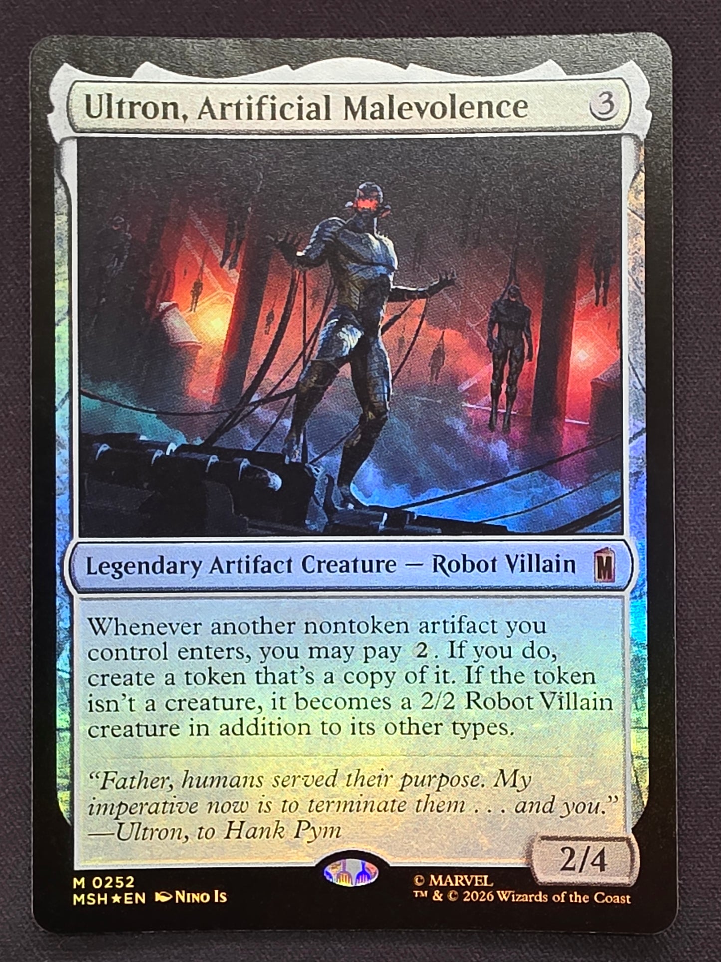 Ultron, Artificial Malevolence (MSH, Foil)