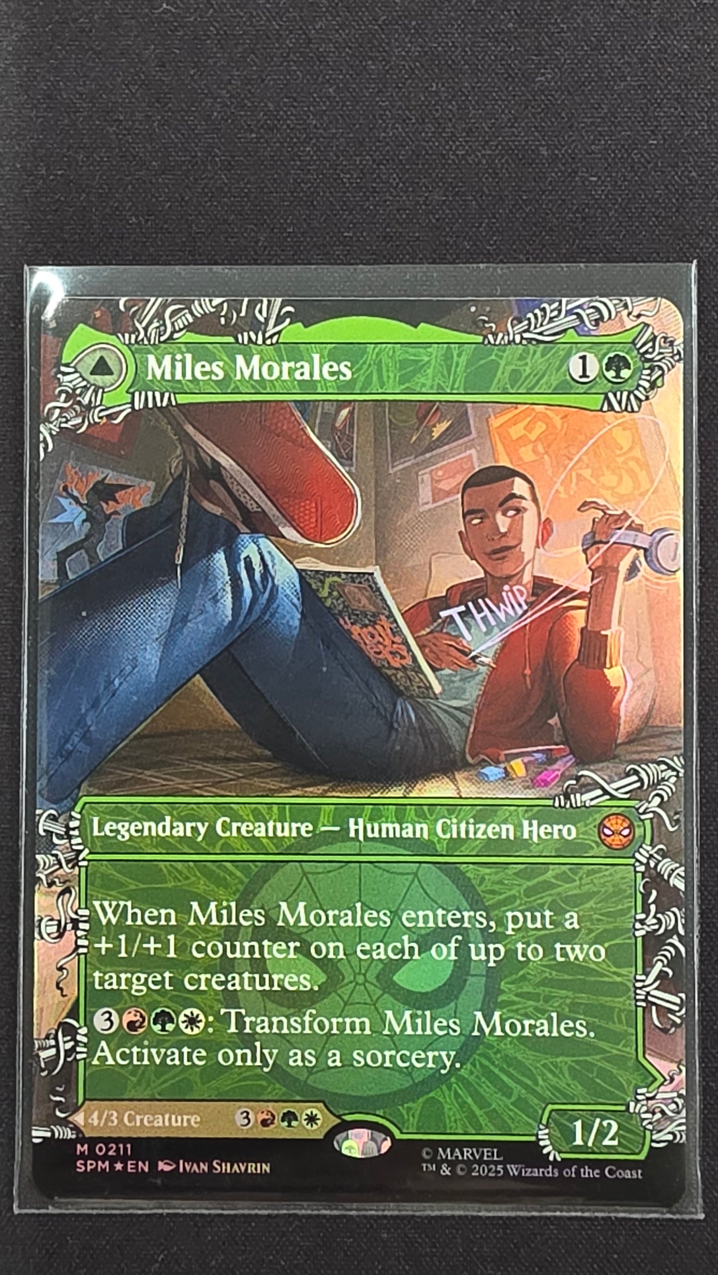 Miles Morales (SPM, Foil Boarderless)