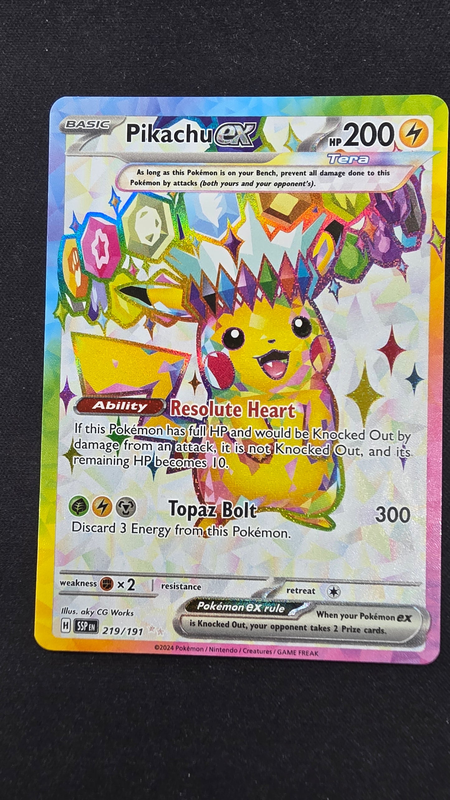 Pikachu ex (219/191)