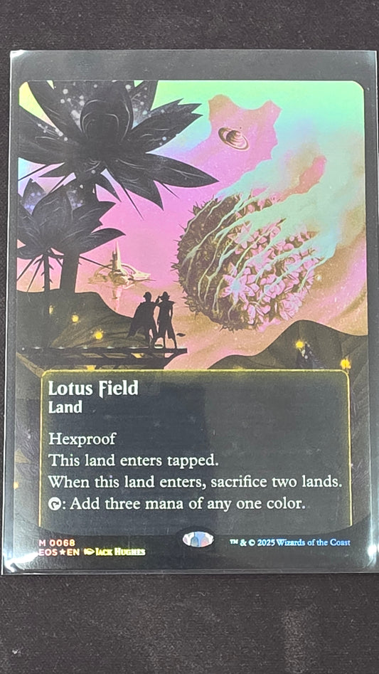 Lotus Field (EOS, Galaxy Foil, Borderless)