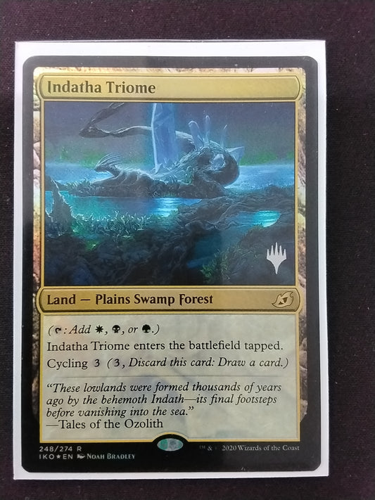 Indatha Triome (IKO, Foil Promo Stamped)