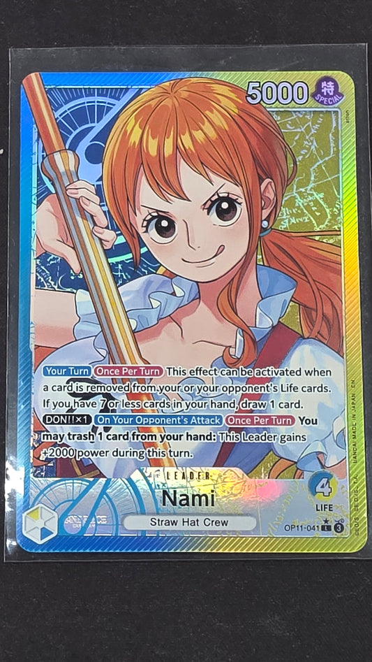 Nami (OP11-041, ALT)