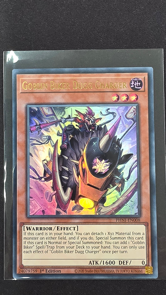 Goblin Biker Dugg Charger (PHNI-EN008, 1st Edition, UR)