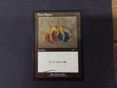 Izzet Signet (Etched Foil, SDL)