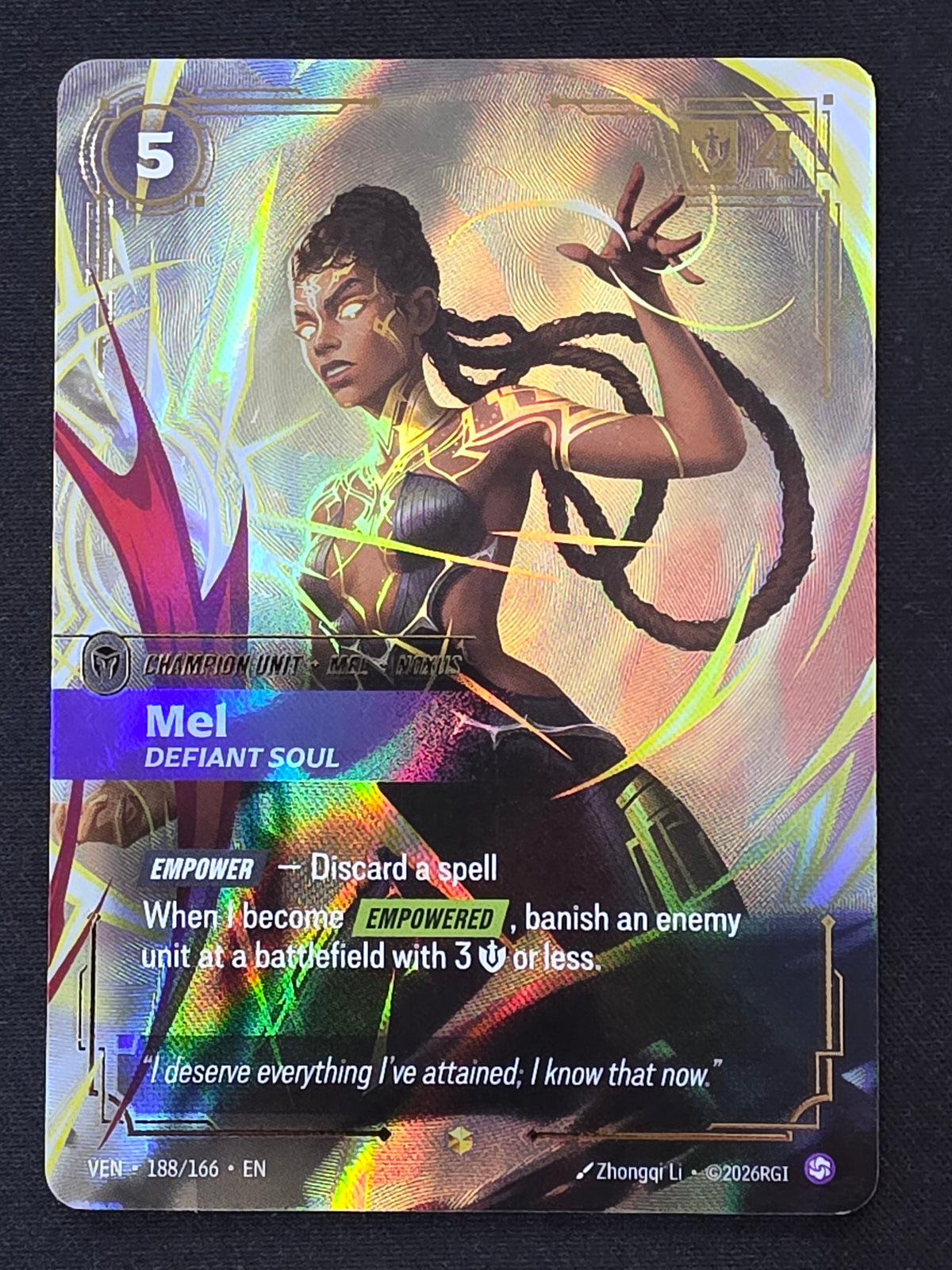 Mel Defiant Soul (188/166)