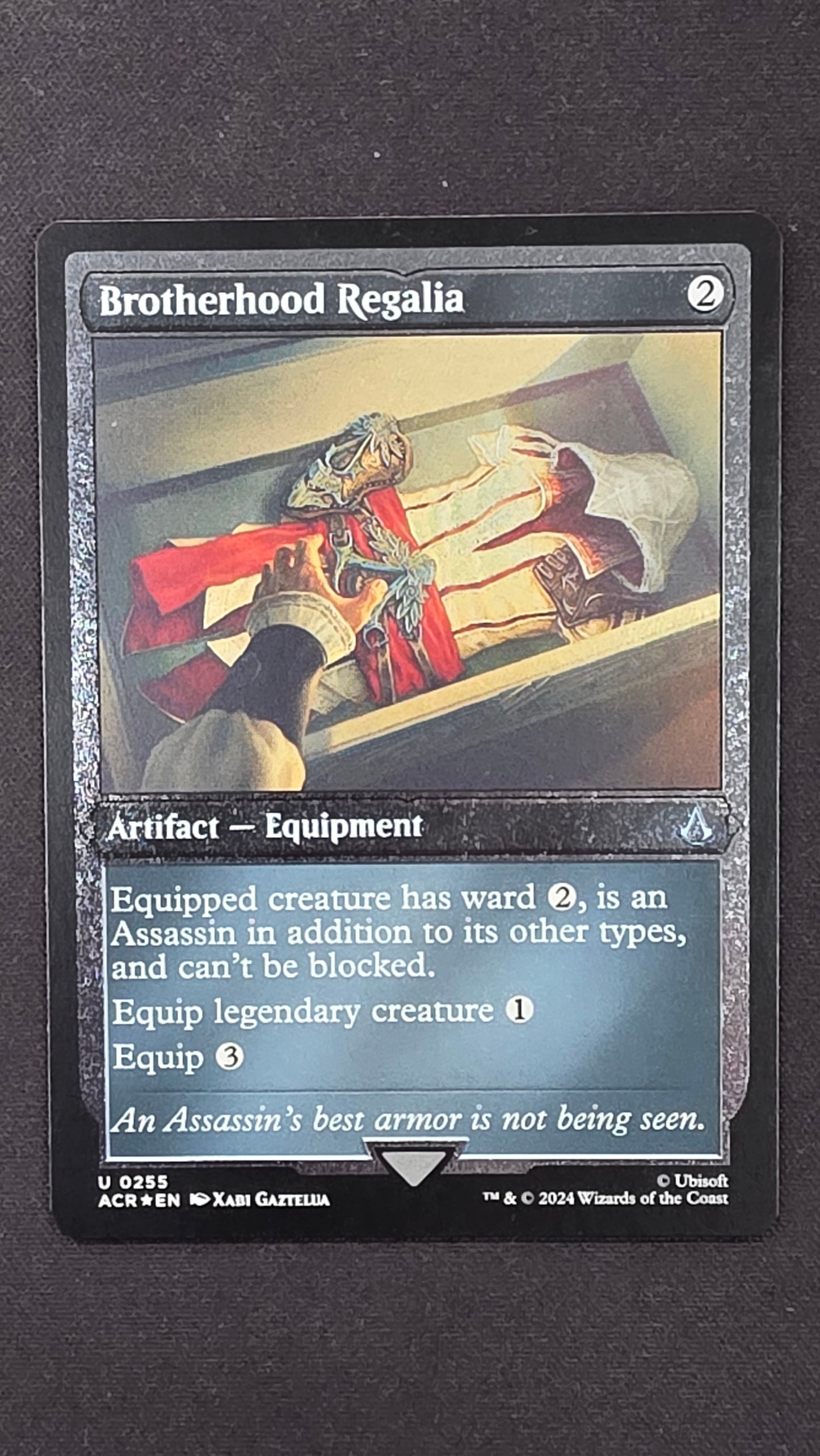 Brotherhood Regalia (ARC, Etched Foil)