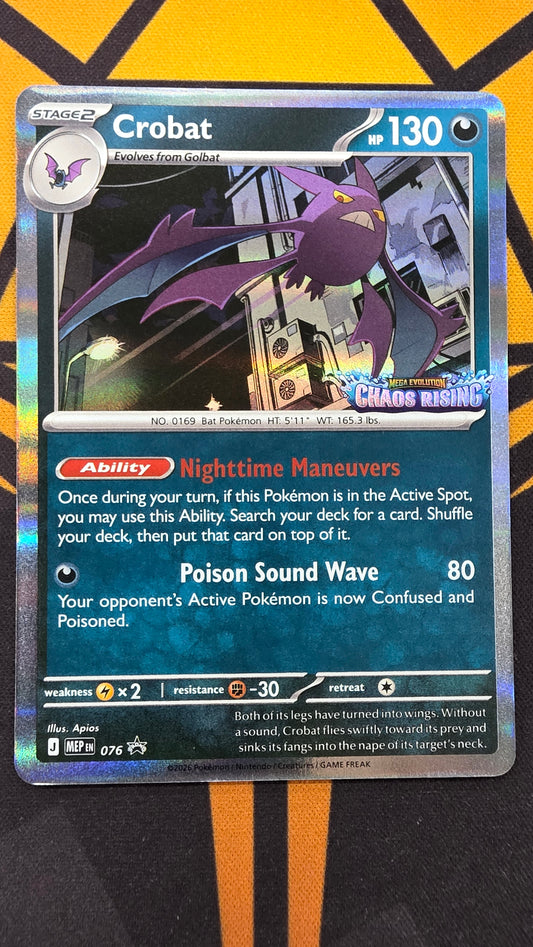 Crobat (076) (Chaos Rising Stamped Promo)
