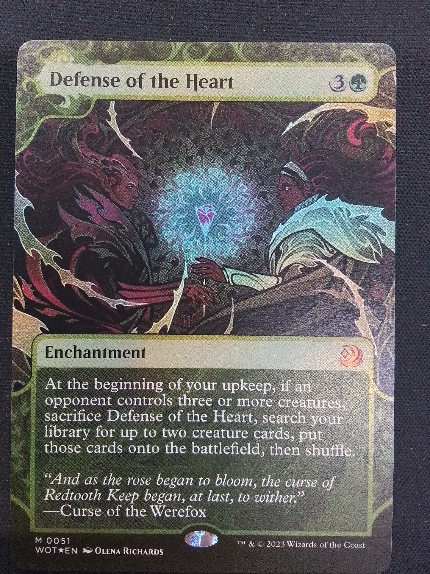 Defense of the Heart - (Wot showcase) foil