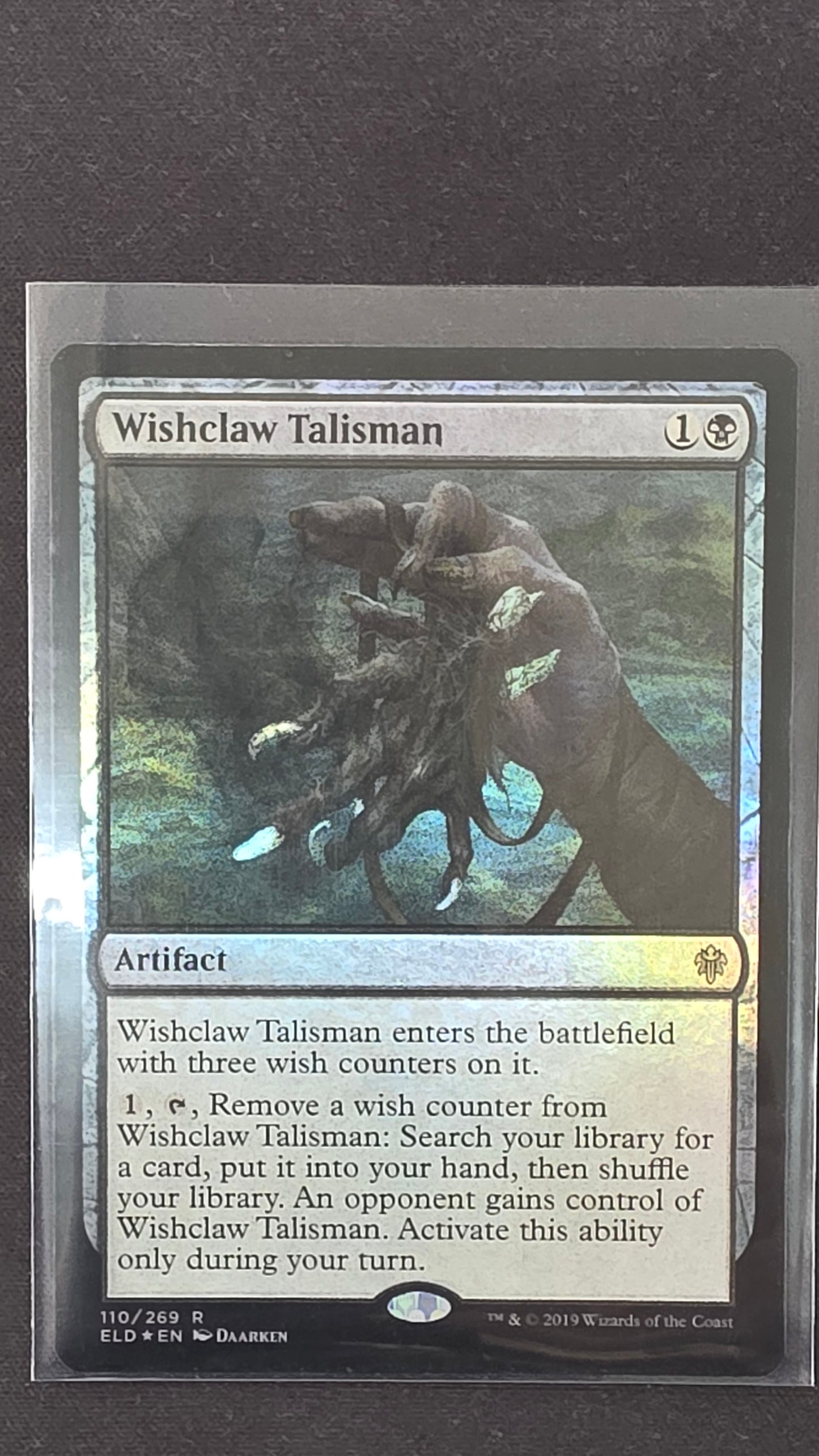 Wishclaw Talisman (ELD, Foil)